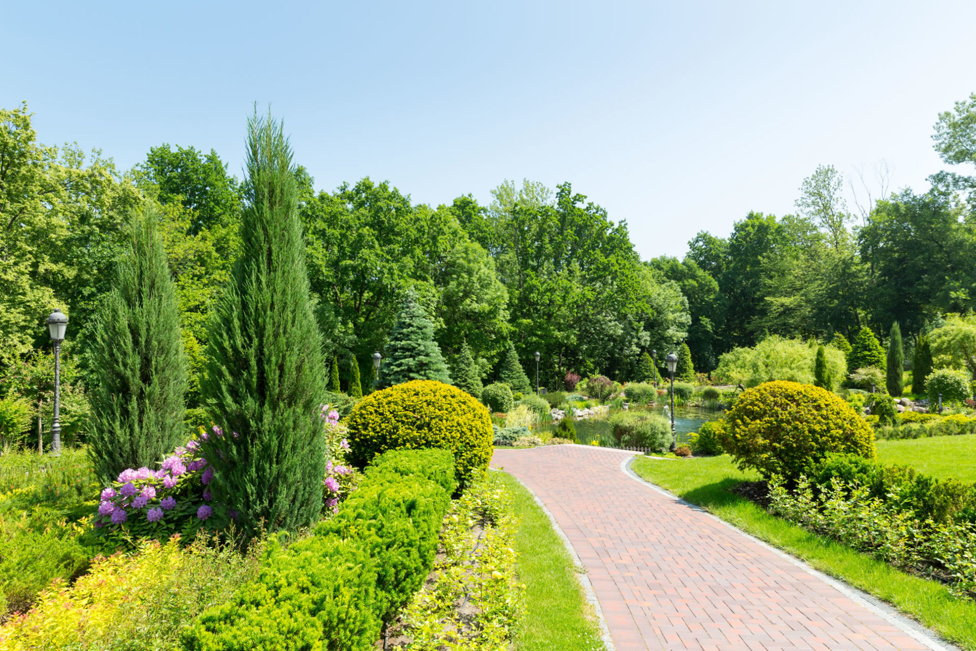 Manutenzione giardini pubblici a Bergamo