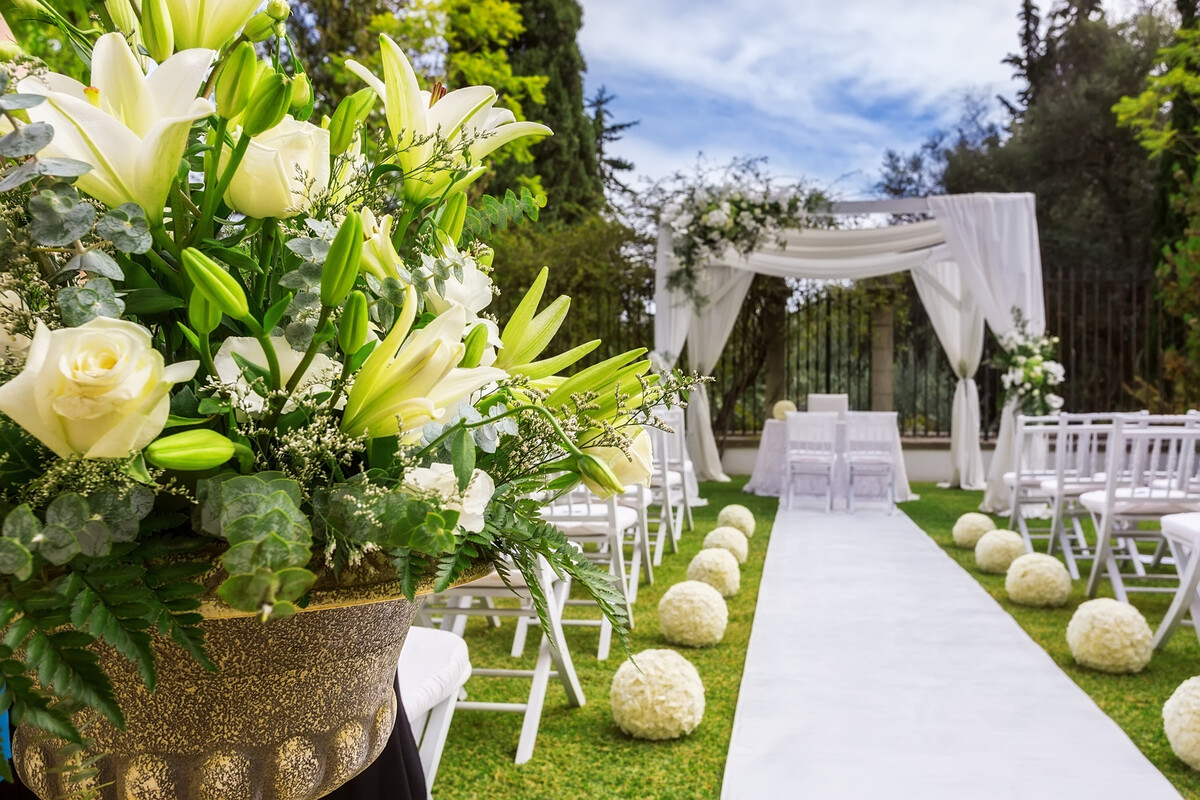 Allestimento floreale per evento